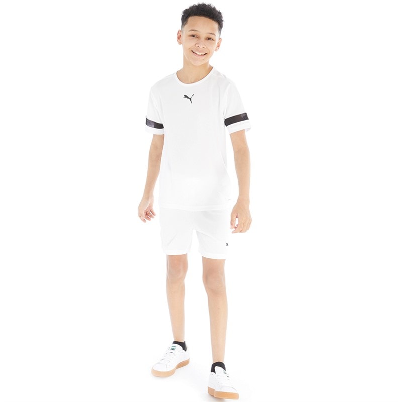 Puma Boys teamRISE Training Jersey Puma White/Puma Black/Puma White - Image 4