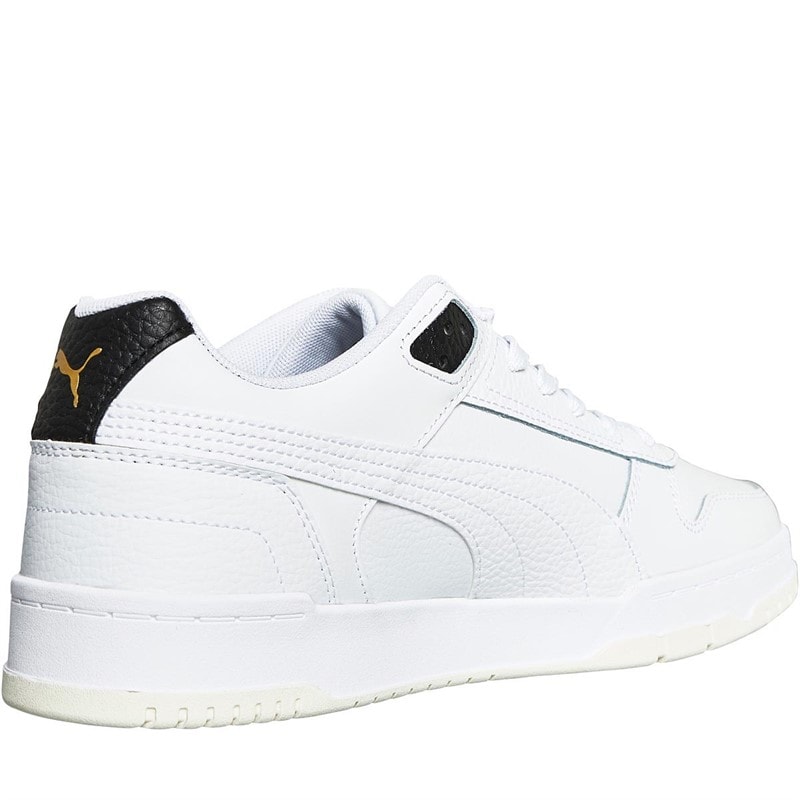 Puma Mens RBD Game Low Trainers White/Black - Image 5
