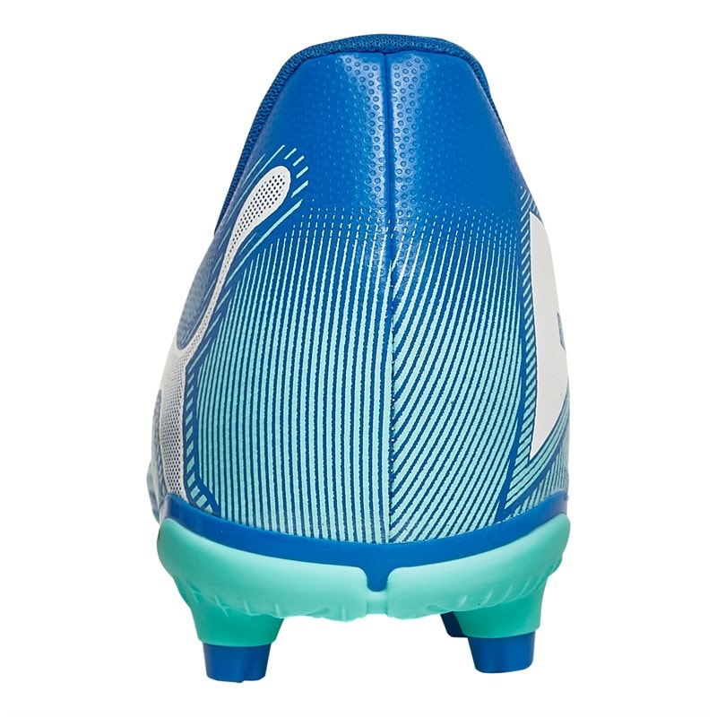 Puma Future 7 Play FG/AG Firm Ground Football Boots Hyperlink Blue Mint/Puma White - Image 3