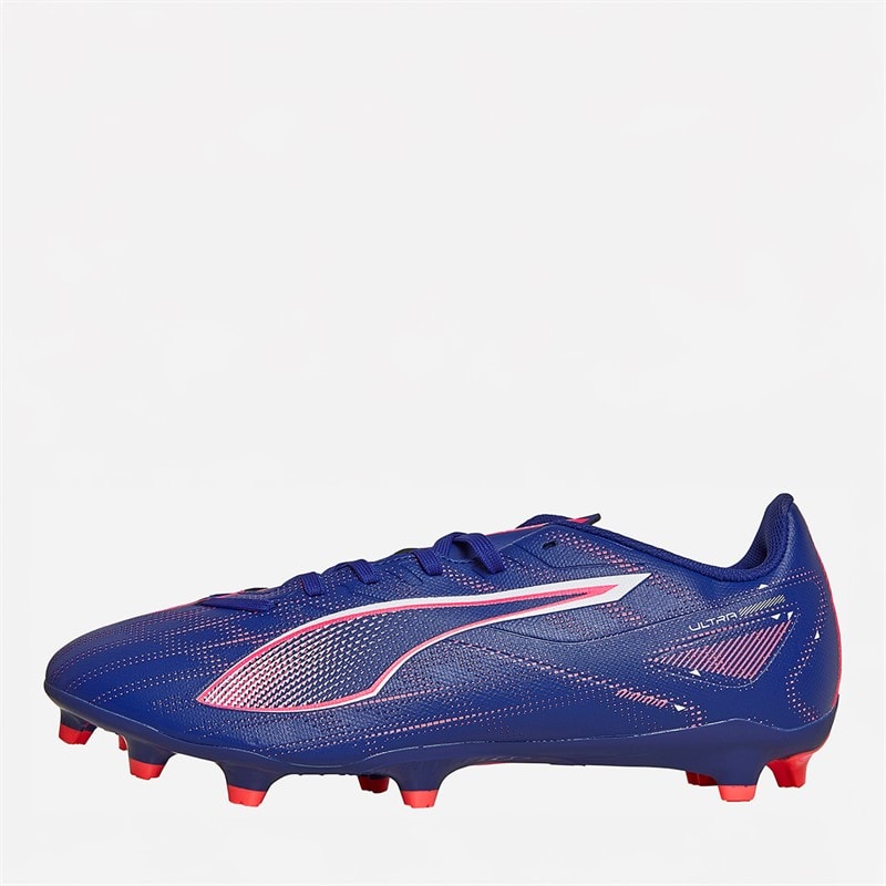 Puma Ultra 5 Play FG/AG Firm Ground Football Boots Lapis Lazui/Puma White/Sunset - Image 1