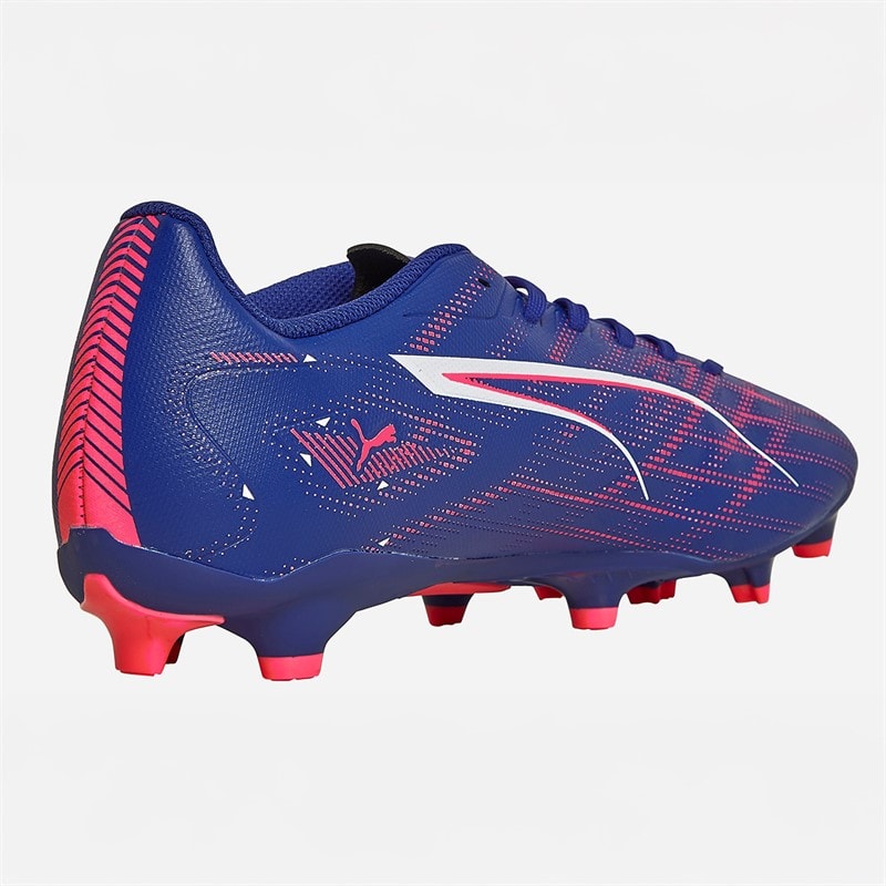 Puma Ultra 5 Play FG/AG Firm Ground Football Boots Lapis Lazui/Puma White/Sunset - Image 5
