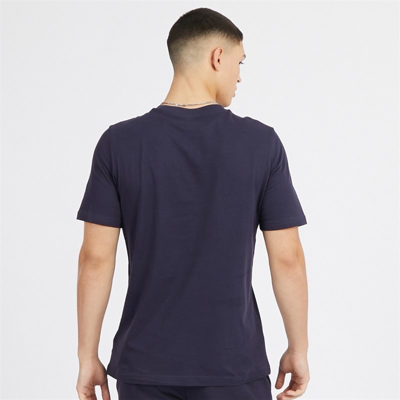 Puma Mens Essentials Small Logo T-Shirt New Navy - Image 2