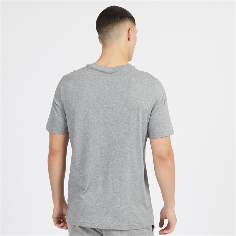 Puma Mens Essentials Small Logo T-Shirt Medium Gray Heather - Image 2