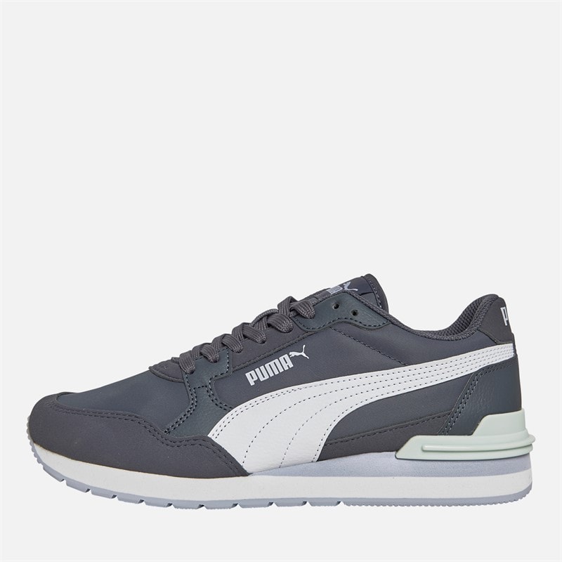 Puma Womens ST Runner V4 Nylon Trainers Grey/White/Cool Weather