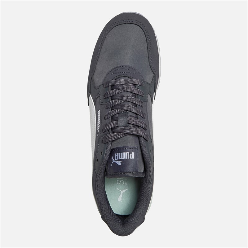 Puma Womens ST Runner V4 Nylon Trainers Grey/White/Cool Weather - Image 4