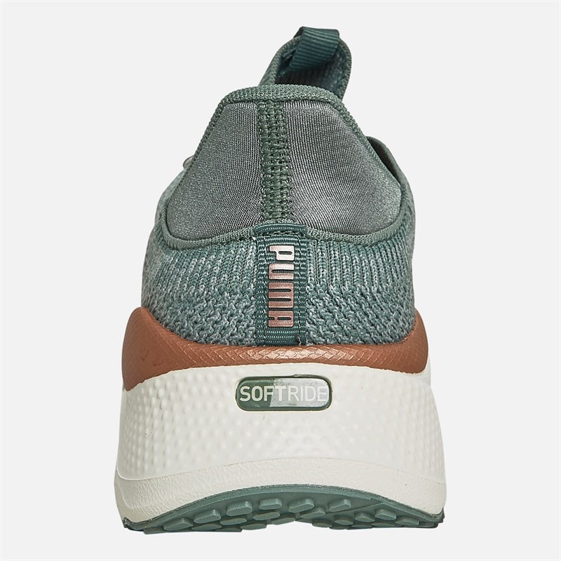 Puma Womens Softride Mayve Neutral Running Shoes Green Moon/Cool Mid Gray/Warm White - Image 3