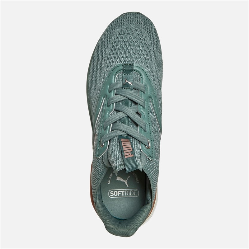 Puma Womens Softride Mayve Neutral Running Shoes Green Moon/Cool Mid Gray/Warm White - Image 4