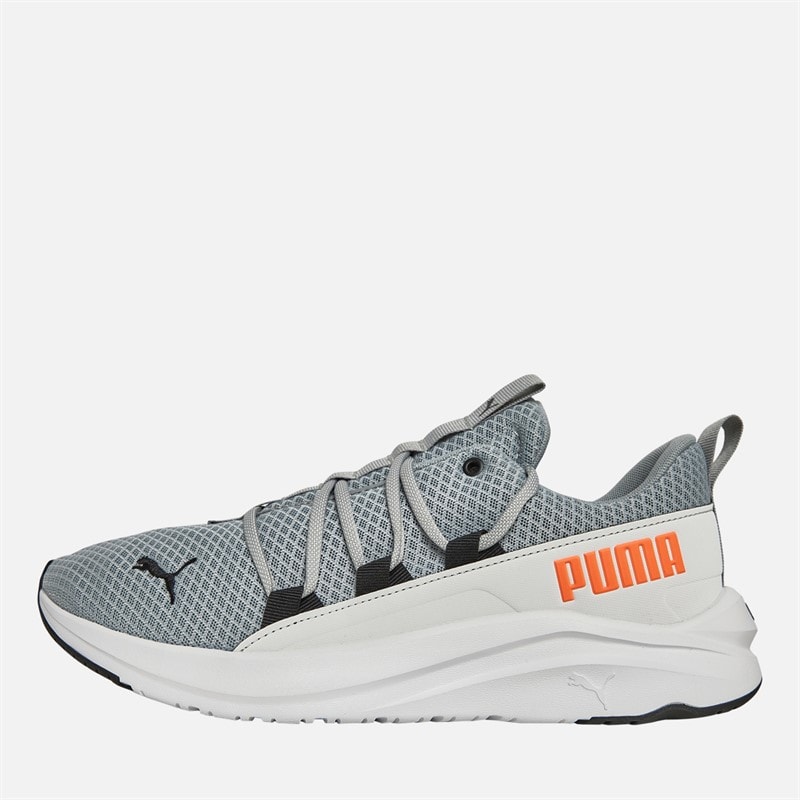 Puma Mens Softride One4All Neutral Running Shoes Cool Mid Gray/Puma Black/Glowing Red - Image 1