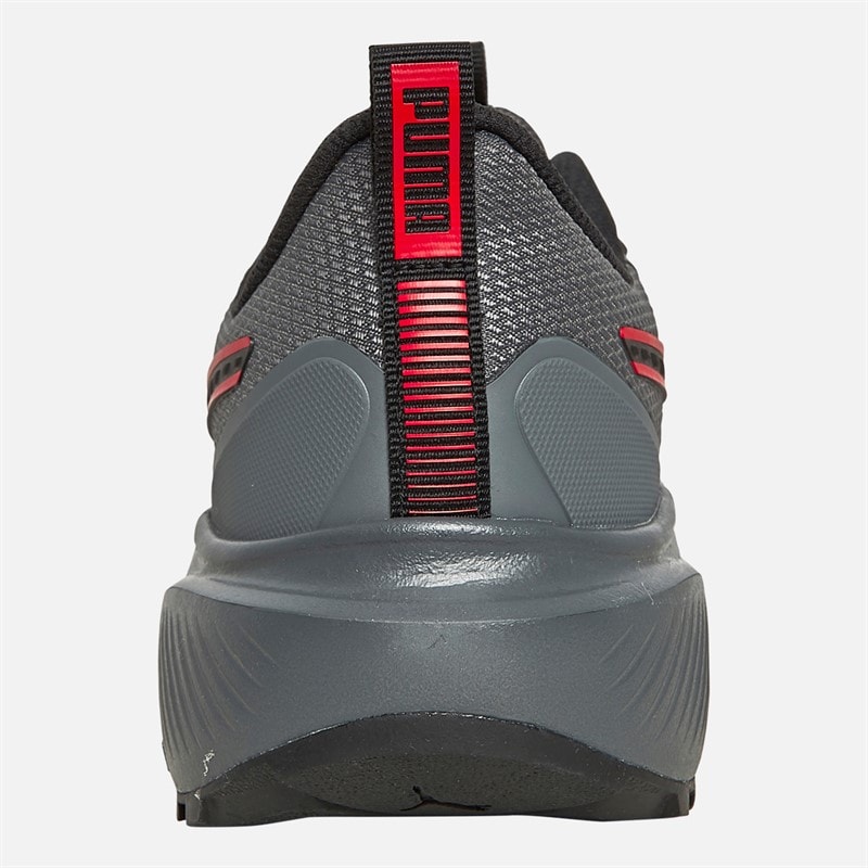 Puma Mens Skyrocket Lite Trail Running Shoes Cool Dark Gray/For All Time Red - Image 3