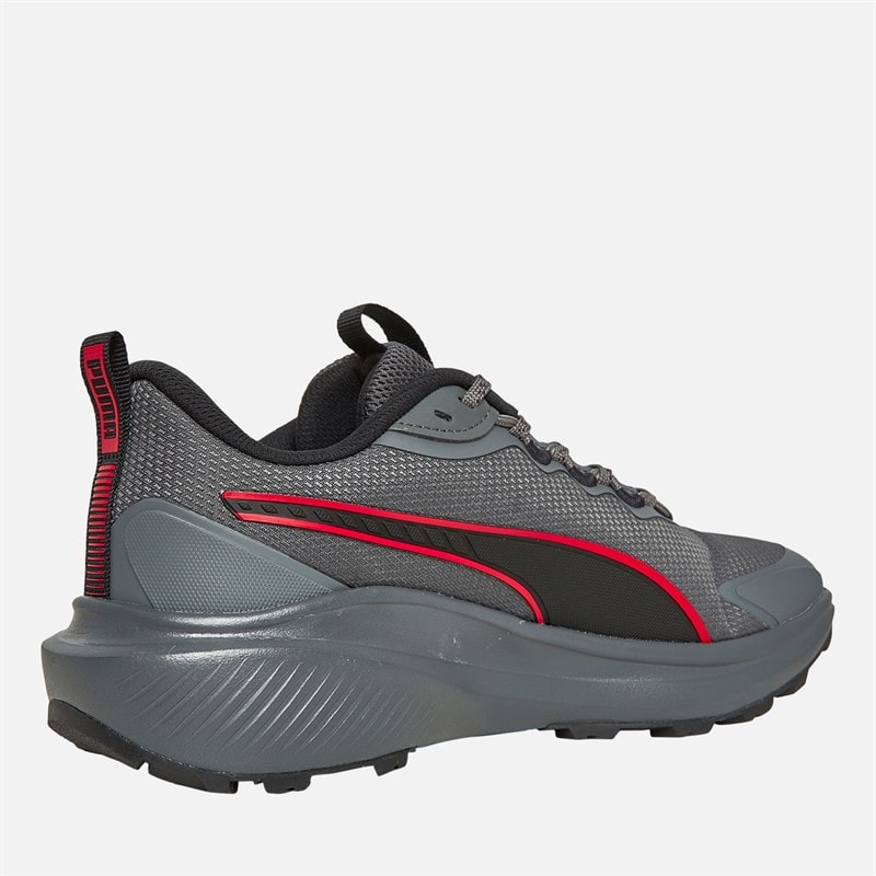 Puma Mens Skyrocket Lite Trail Running Shoes Cool Dark Gray/For All Time Red - Image 5