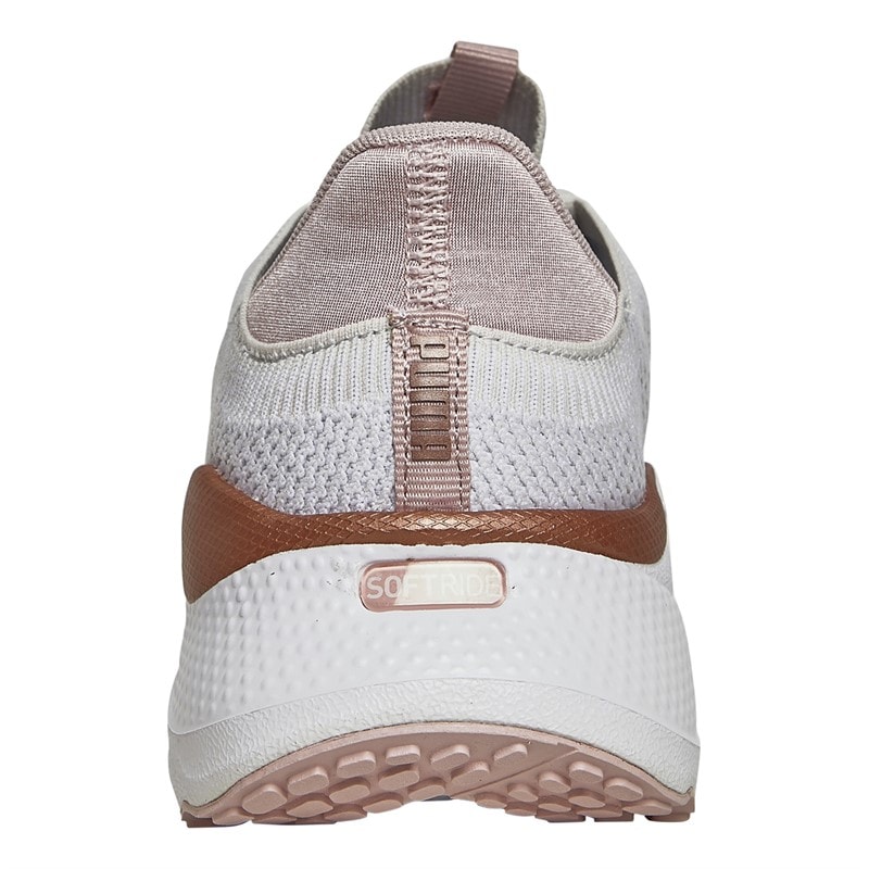 Puma Womens Softride Mayve Neutral Running Shoes Feather Gray/Mauve Mist/Rose Gold - Image 3