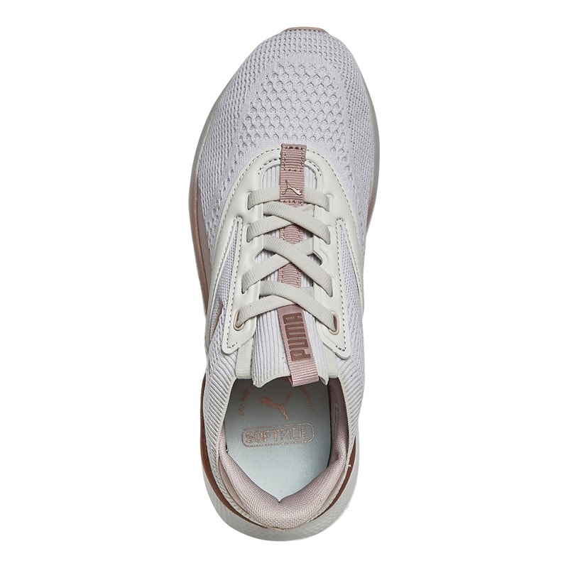 Puma Womens Softride Mayve Neutral Running Shoes Feather Gray/Mauve Mist/Rose Gold - Image 4