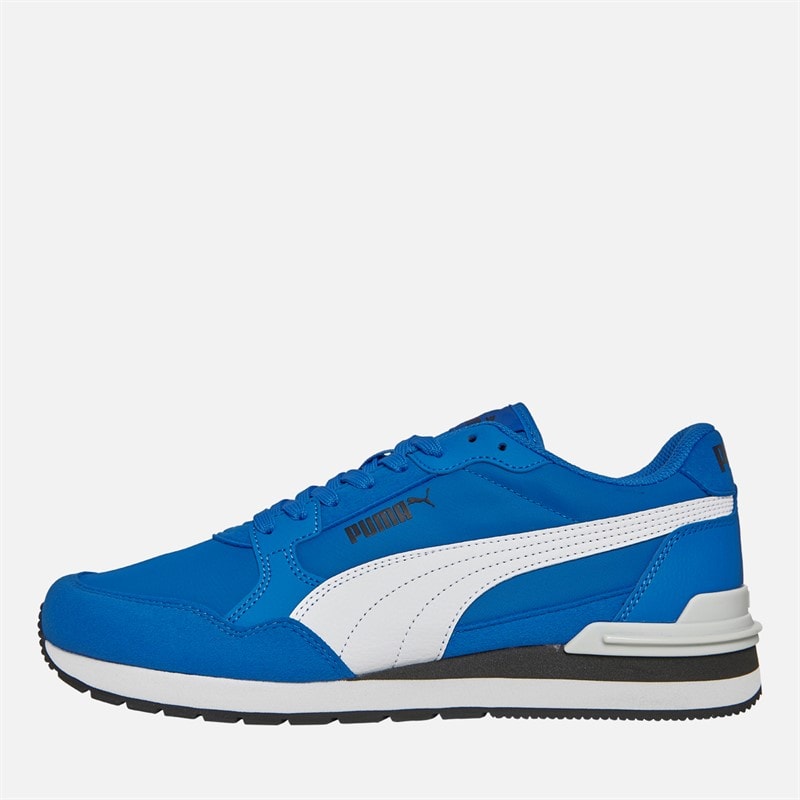 Puma Mens ST Runner V4 Nylon Trainers Vivid Blue/White/Black - Image 1