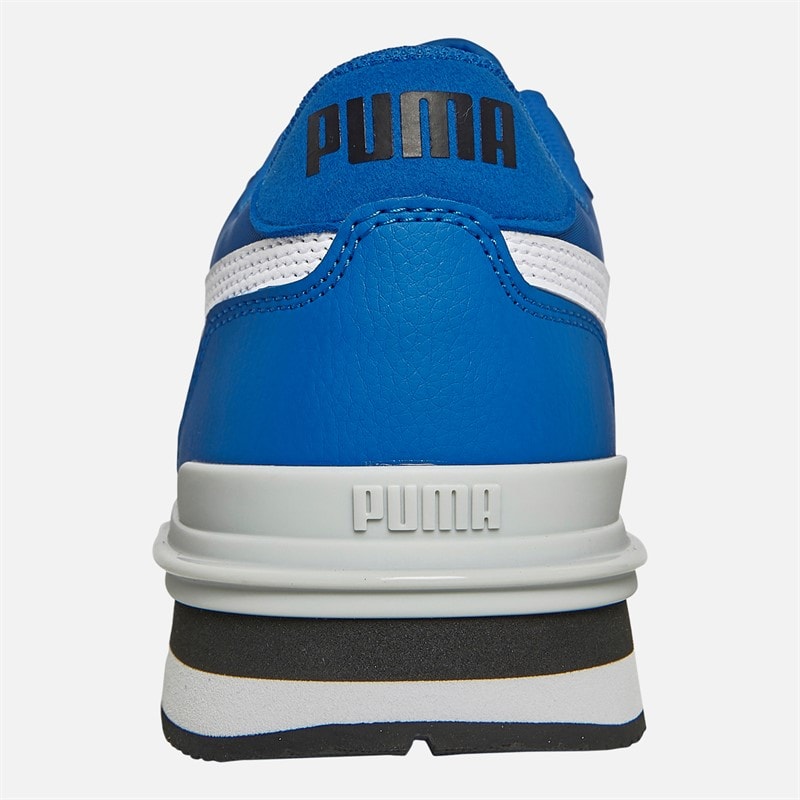 Puma Mens ST Runner V4 Nylon Trainers Vivid Blue/White/Black - Image 3