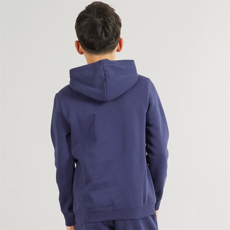 Puma Junior Boys Sportstyle Fleece Hoodie Puma Navy - Image 2