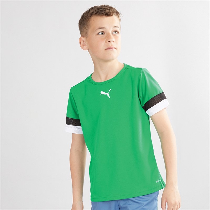 Puma Boys teamRISE Training Jersey Pepper Green/Puma Black/Puma White - Image 1