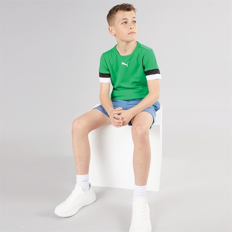 Puma Boys teamRISE Training Jersey Pepper Green/Puma Black/Puma White - Image 4