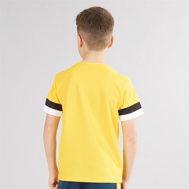 Puma Boys teamRISE Training Jersey Cyber Yellow/Puma Black/Puma White - Image 2