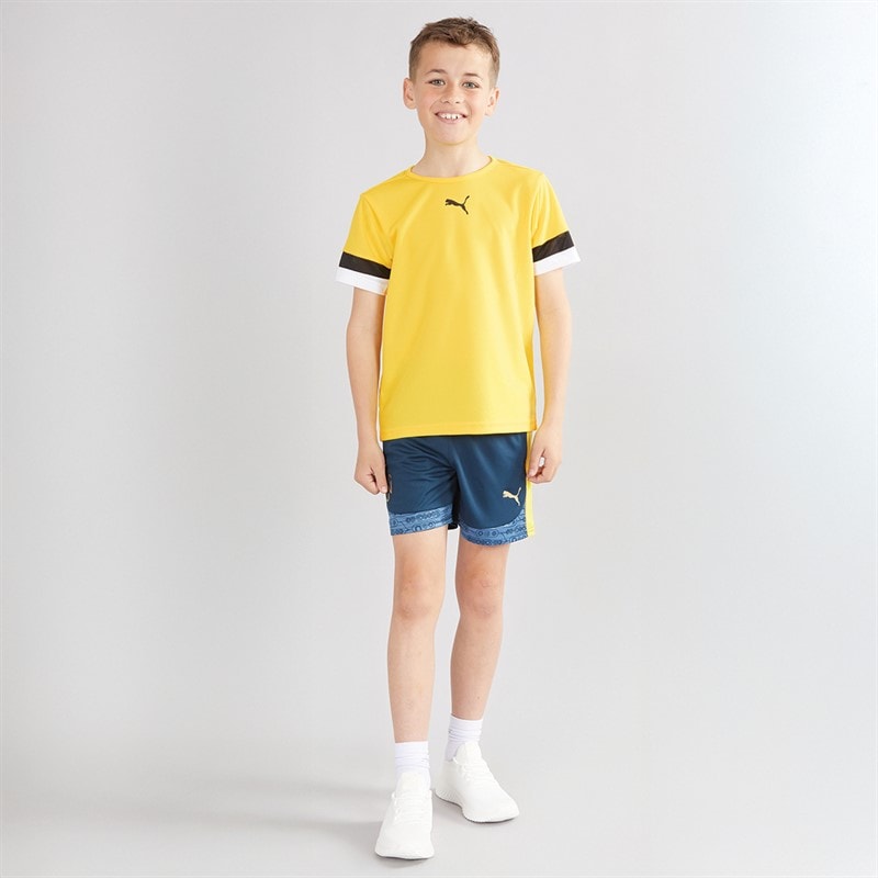 Puma Boys teamRISE Training Jersey Cyber Yellow/Puma Black/Puma White - Image 3