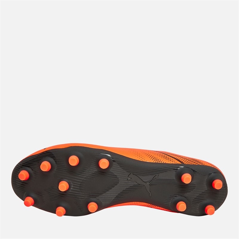 Puma Mens Attacanto FG/AG Firm/Artificial Ground Football Boots Glowing Red/Puma Black - Image 2