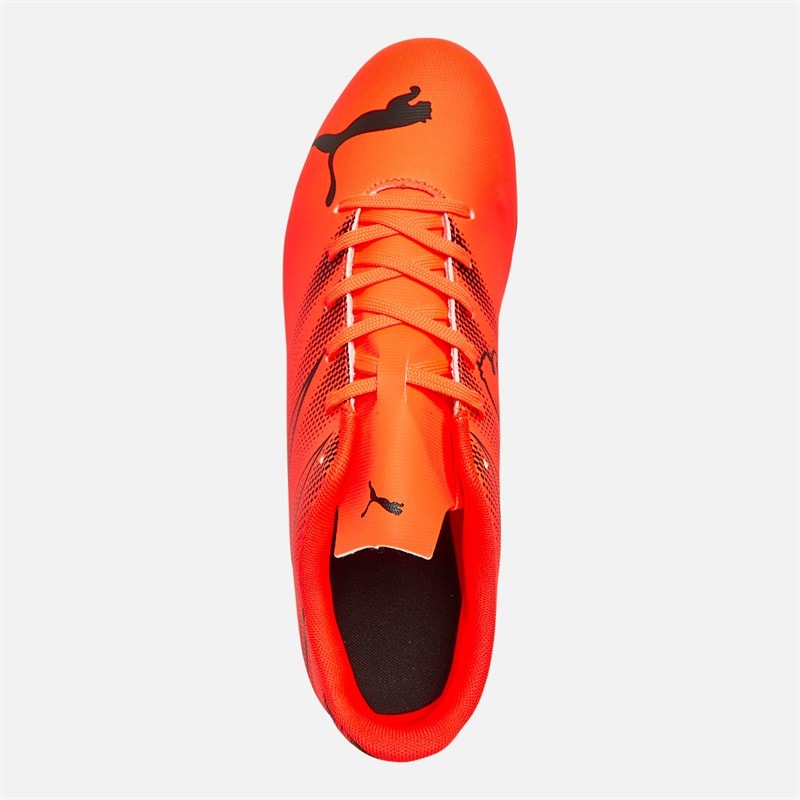 Puma Mens Attacanto FG/AG Firm/Artificial Ground Football Boots Glowing Red/Puma Black - Image 4
