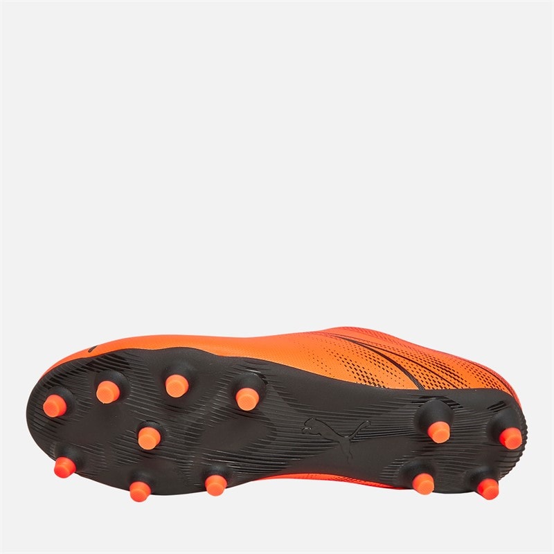 Puma Junior Attacanto FG/AG Firm/Artificial Ground Football Boots Glowing Red/Puma Black - Image 2
