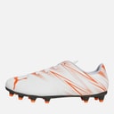Puma Junior Attacanto FG/AG Firm/Artificial Ground Football Boots Puma White/Glowing Red
