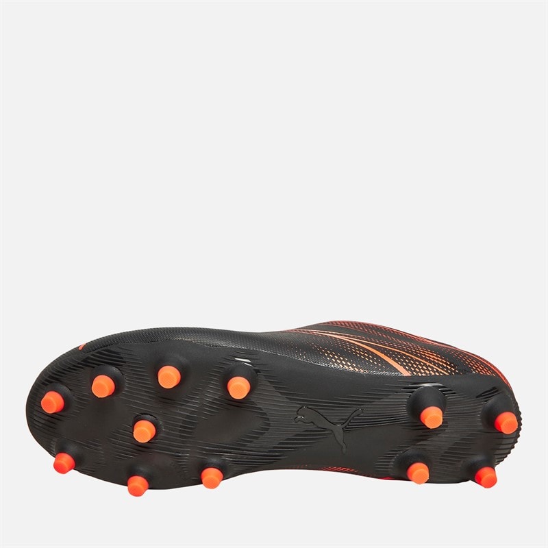 Puma Junior Attacanto FG/AG Firm/Artificial Ground Football Boots Puma Black/Glowing Red - Image 2