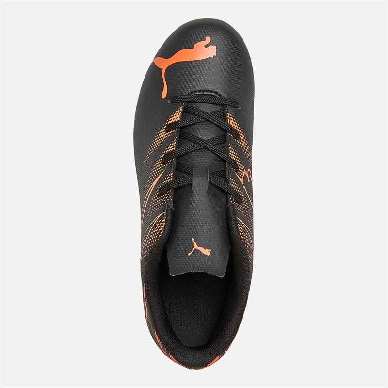 Puma Junior Attacanto FG/AG Firm/Artificial Ground Football Boots Puma Black/Glowing Red - Image 4