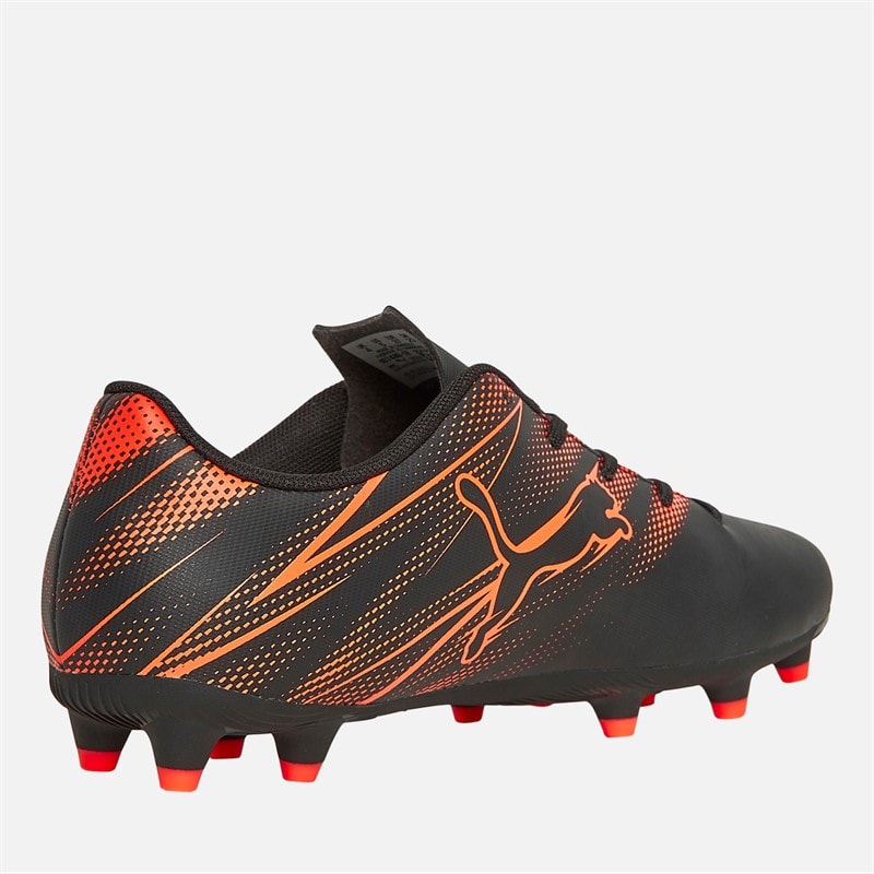 Puma Junior Attacanto FG/AG Firm/Artificial Ground Football Boots Puma Black/Glowing Red - Image 5