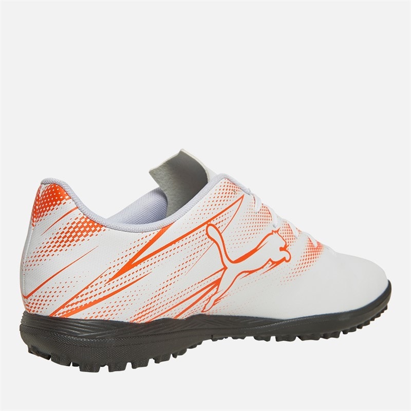 Puma Mens Attacanto TT Astro Football Boots Puma White/Glowing Red - Image 5