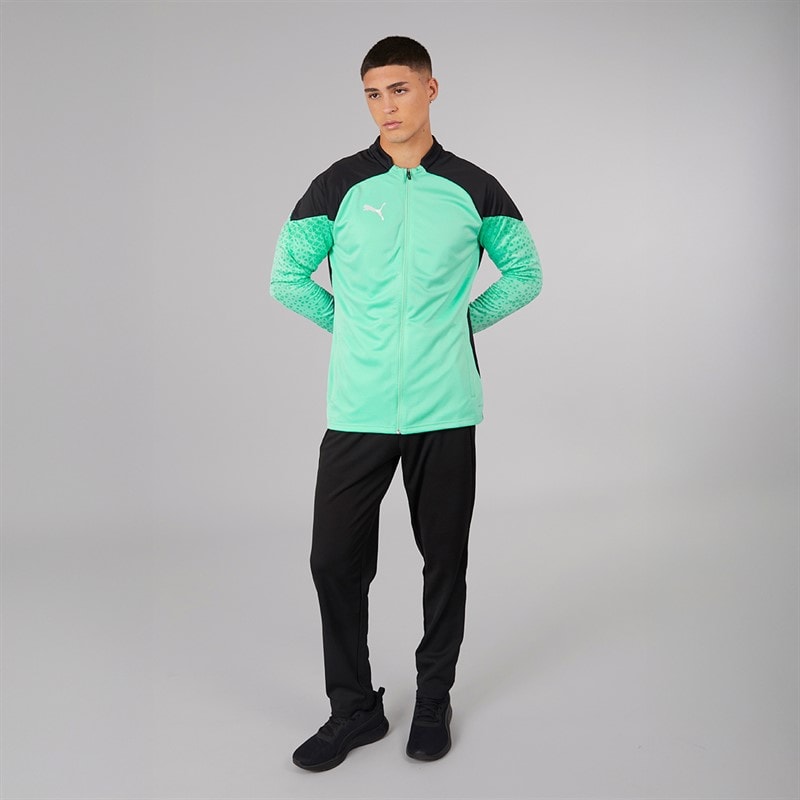 Puma Mens Teamcup Training Poly Track Jacket Green - Image 3
