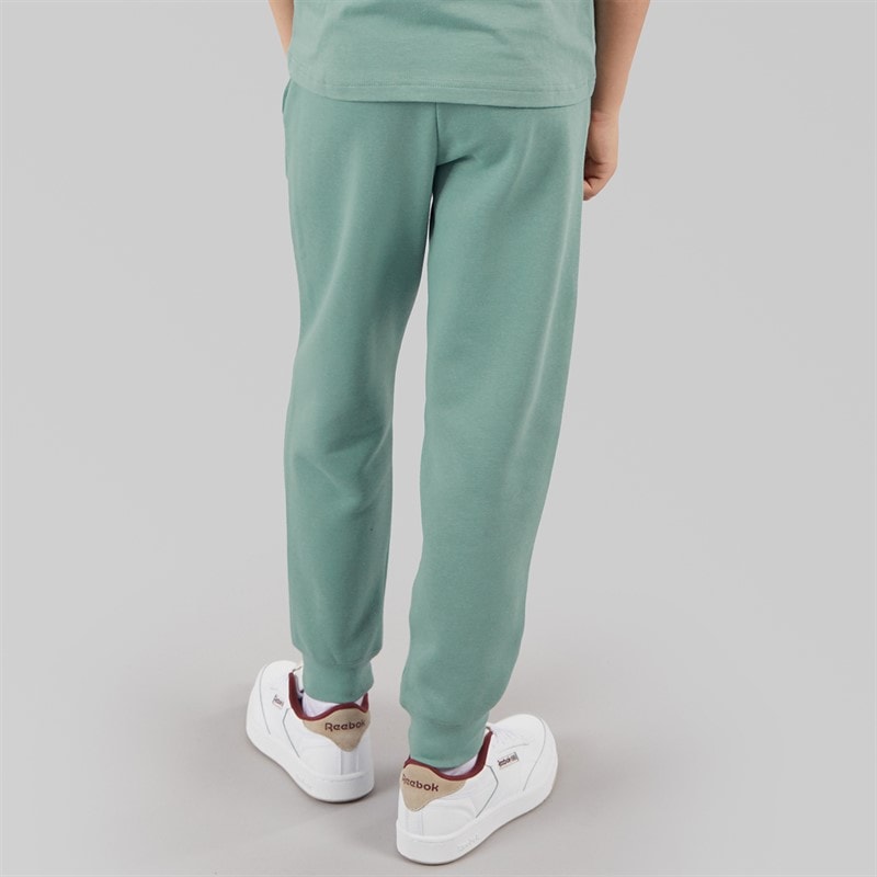 Puma Boys Sportstyle Fleece Sweatpants Green Moon - Image 2