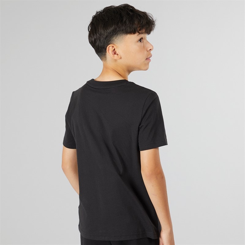 Puma Boys Essentials Cat Logo T-Shirt Puma Black - Image 2