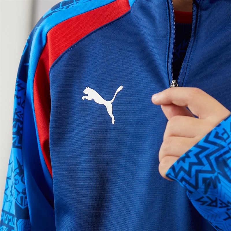 Puma Junior Neymar JR Playmaker 1/4 Top Blazing Blue/Puma White/Ultra Blue - Image 3