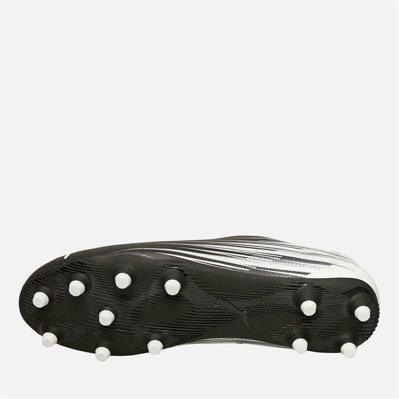 Puma Kids Attacanto II FG/AG Firm/Artifical Ground Football Boots Puma Black/Puma White - Image 2