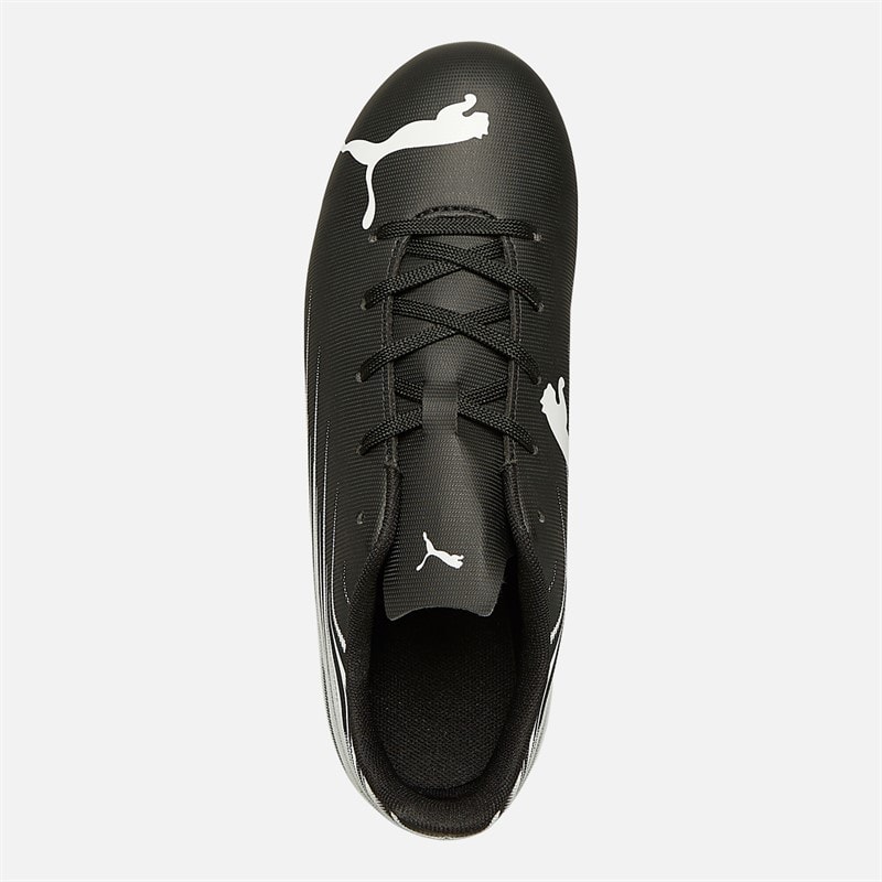 Puma Kids Attacanto II FG/AG Firm/Artifical Ground Football Boots Puma Black/Puma White - Image 4