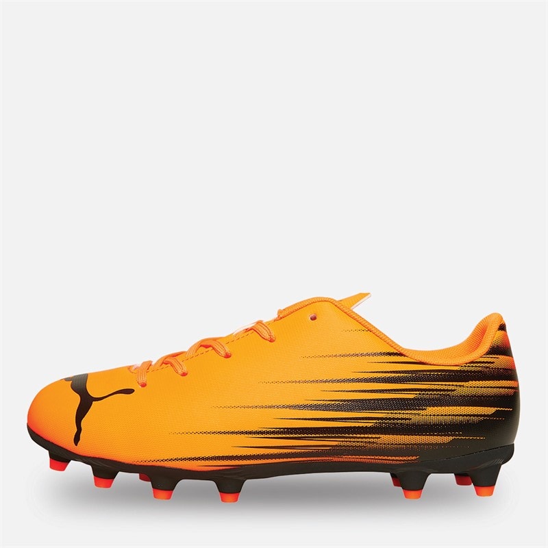 Puma Kids Attacanto II FG/AG Firm/Artifical Ground Football Boots Heat Fire/Puma Black