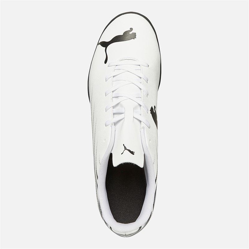 Puma Mens Attacanto II TT Astro Football Boots Puma White/Puma Black - Image 4