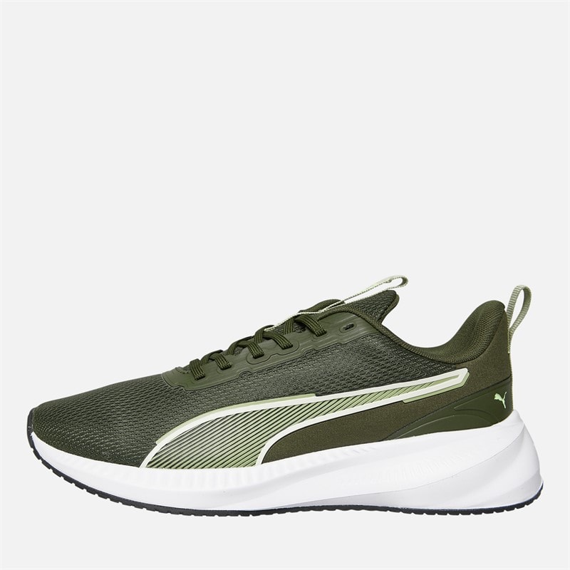 Puma Mens Flyer Lite 3 Neutral Running Shoes Dark Olive/Puma White/Fizzy Light - Image 1