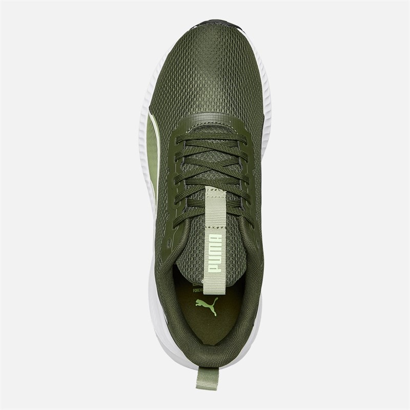 Puma Mens Flyer Lite 3 Neutral Running Shoes Dark Olive/Puma White/Fizzy Light - Image 4