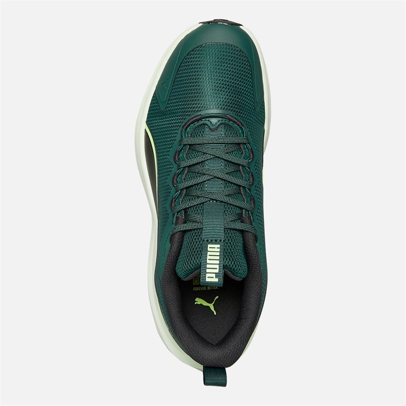 Puma Mens Skyrocket Lite Trail Running Shoes Green Terrain/Puma Black - Image 4