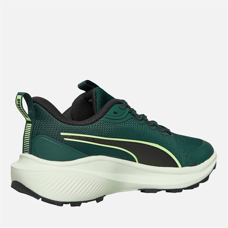 Puma Mens Skyrocket Lite Trail Running Shoes Green Terrain/Puma Black - Image 5