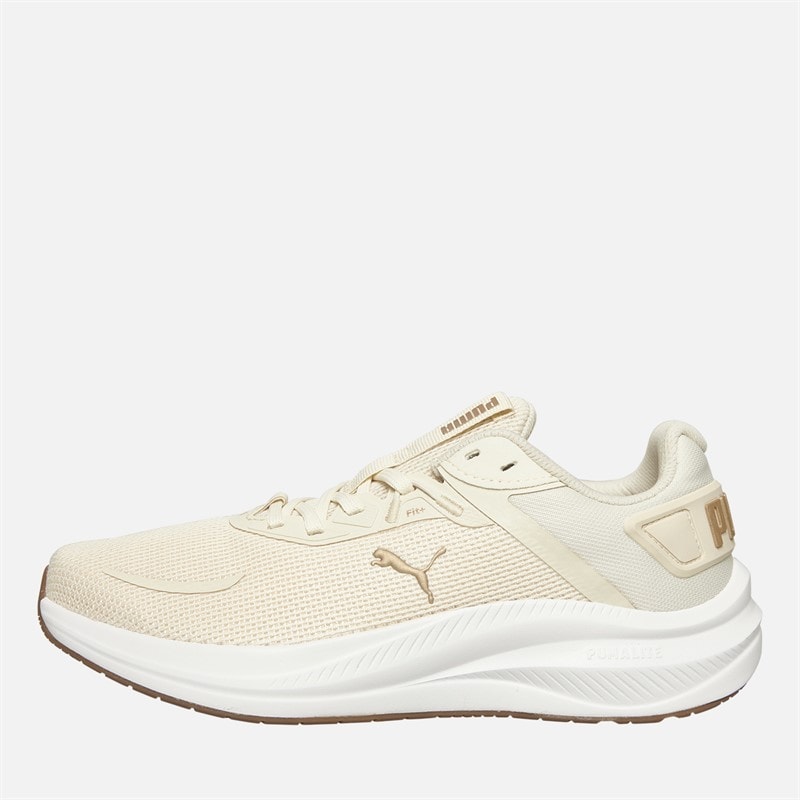 Puma Womens Skyrocket Lite 2 Alt Neutral Running Shoes Alpine Snow/Puma Gold