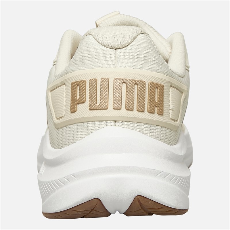 Puma Womens Skyrocket Lite 2 Alt Neutral Running Shoes Alpine Snow/Puma Gold - Image 3