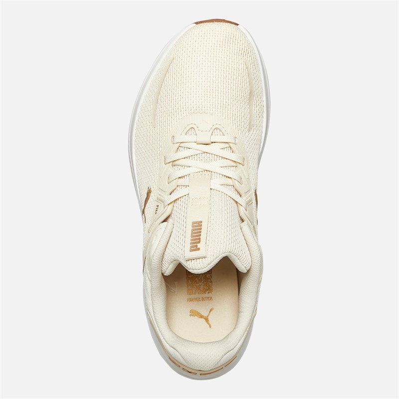 Puma Womens Skyrocket Lite 2 Alt Neutral Running Shoes Alpine Snow/Puma Gold - Image 4