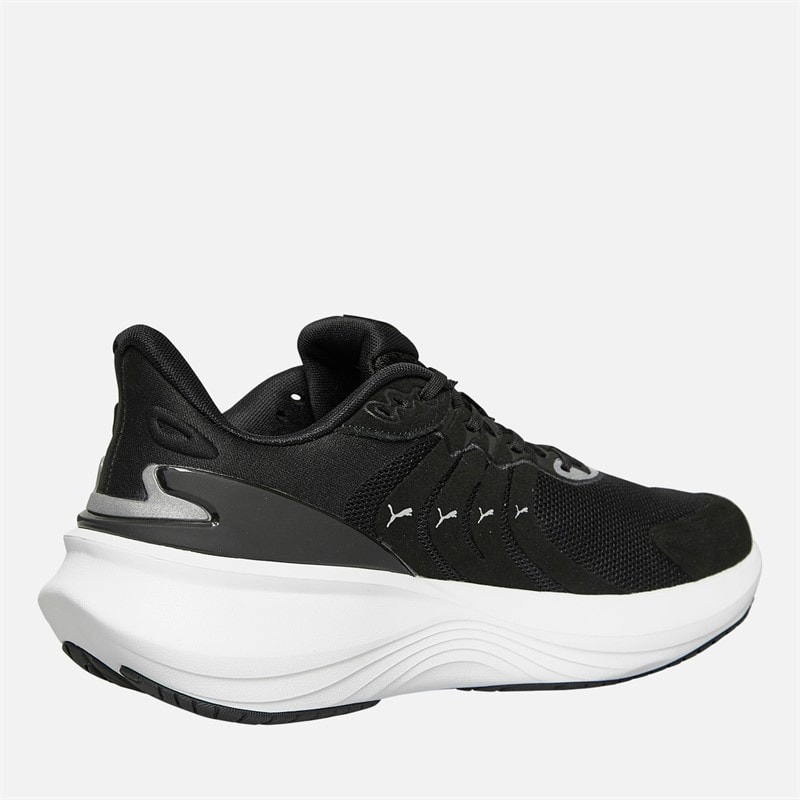 Puma Mens Pulse Pro Neutral Cushioned Running Shoes Puma Black/Puma White/Puma Silver - Image 5