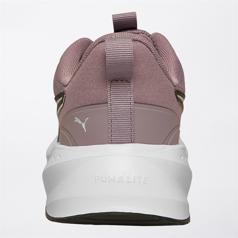 Puma Womens Flyer Lite 3 Neutral Running Shoes Plum Jam/Lilac Crush - Image 3