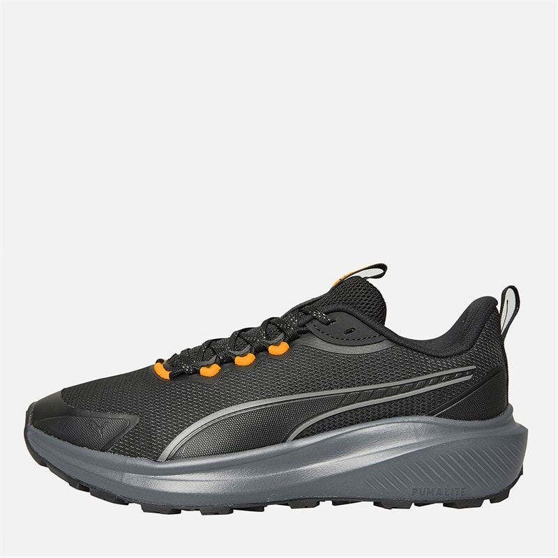 Puma Mens Skyrocket Lite Trail Running Shoes Puma Black/Heat Fire
