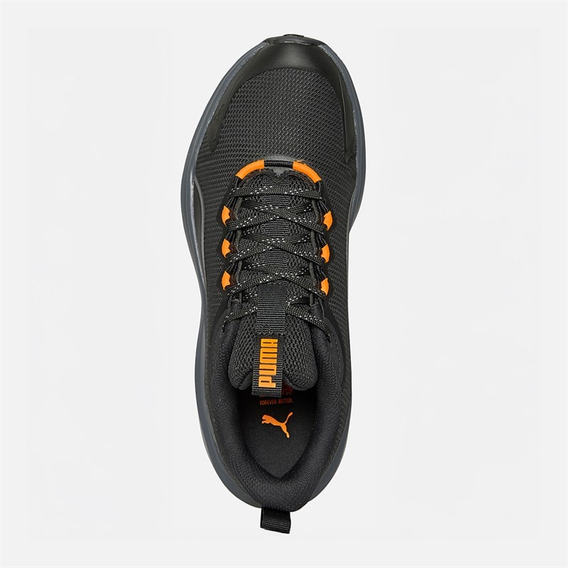 Puma Mens Skyrocket Lite Trail Running Shoes Puma Black/Heat Fire - Image 4